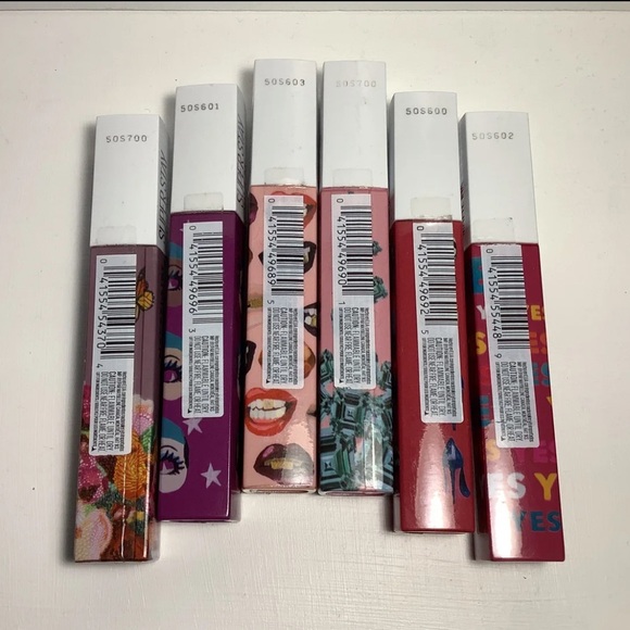 Maybelline Superstay Limited Edition Ashley Longshore Collab Lipstick- Pick One - Picture 3 of 4